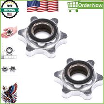 Knurled Grip 25mm Barbell Spin-Lock Collars for Secure Weight Training -... - $315.07 MXN