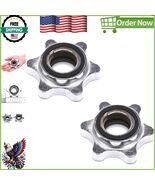 Knurled Grip 25mm Barbell Spin-Lock Collars for Secure Weight Training -... - $315.07 MXN