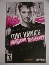Playstation 2 - TONY HAWK&#39;S AMERICAN WASTELAND (Replacement Manual) - $10.00