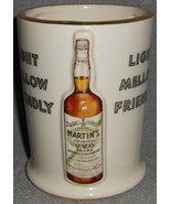 Vintage MARTINS ORIGINAL VVO Brand SCOTCH WHISKEY Ceramic STIR STICK HOLDER - $33.93 CAD