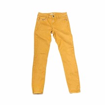 Old Navy Rockstar Super Skinny Jeans Size 4 Dark Mustard Yellow Womens 27X28 - £15.82 GBP