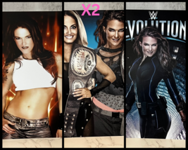 Lita &amp; Trish Stratus UNSIGNED Photo 8x10 Lot (4)- WWE WWF WCW AEW TNA ROH - $17.41