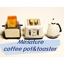 Miniature Dollhouse 1:12 scale Household Kitchen Appliances White Toaste... - $25.00