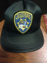 Vintage Collectible California Highway Patrol Snapback Trucker Hat Patch... - $19.79