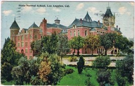 Postcard State Normal School Los Angeles California Tichnor Bros - £3.97 GBP