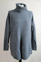 Woolrich M Gray Clapshaw Cowl Waffle Knit Tunic Sweater 13530 Nylon Wool Modal - £25.97 GBP