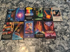 lot of 11 Star Trek VHS #1-6 Insurrection Generations Nemesis Contact - £23.35 GBP