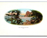 Cave Rock Lake Tahoe Nevada NV UNP Unused Vignette DB Postcard V4 - $14.80