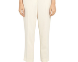 THEORY Womens Straight Fit Trousers Basic Pull On CL Ivory Size US 2 I10... - £79.08 GBP