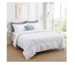 Puredown Premium Lightweight White Down Twin Cotton Comforter T4103331 - £87.04 GBP