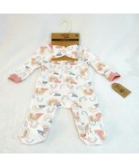 Chick Pea Infant 2 Piece Set Footed Coverall Headband Baby Girl 0 - 3 Mo... - $17.93 CAD