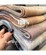 Authentic 100% Australian Origin Sheep Wool plaid scarf - $40.88 CAD