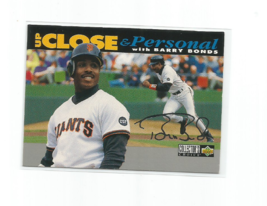 Barry Bonds (San Francisco Giants) 1994 Upper Deck Collector&#39;s Choice Silver Sig - £6.13 GBP