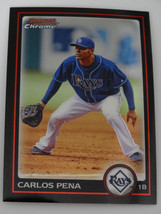 2010 Bowman Chrome #51 Carlos Pena Tampa Bay Rays Baseball Card - £0.79 GBP