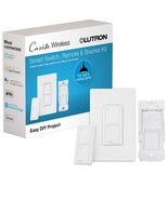 White P-Pkg1Ws-Wh Lutron Caseta Switch And Remote-Wireless Control | 3-Way - $1,809.51 MXN