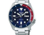 Seiko 5 Sports Full Stainless Steel Pepsi Bezel 42.5mm Automatic Watch S... - $194.75