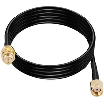 Wifi Antenna Extension Cable 10Ft Rp-Sma Male To Rp-Sma Female Connector... - £10.92 GBP