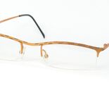 Vintage HARRY&#39;S 511B 60 Orange Brille Metallgestell 50-20-143 Mm - $66.32