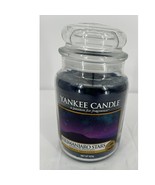 Yankee Candle &quot;Kilimanjaro Stars&quot; Glass Jar W/Top Purple 22oz Fragrance ... - $64.52