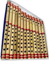 Bamboo Bansuri Flute Set multiple Key Tune 7 Holes Fipple Woodwind Clarinet - £102.73 GBP