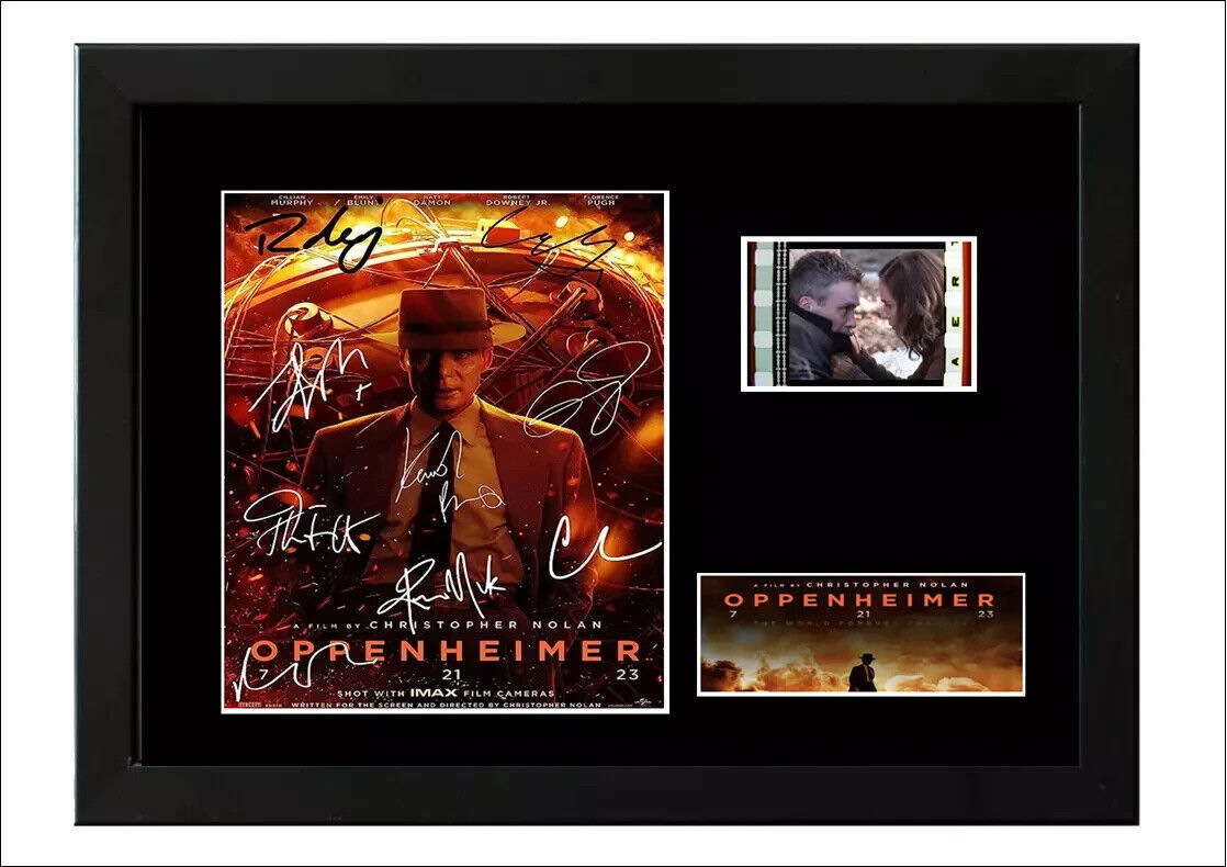 Oppenheimer Framed Film Cell Display Stunning Signed Memorabilia + COA - $13.03+
