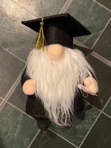 White Beard Graduating Man Bean Bag Plush About 8&quot; *Pre-Owned/Nice* iii1 - $223.72 MXN