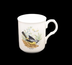 Sadler Grey Wagtail tea mug. Wellington Bone China made in England. - $37.37
