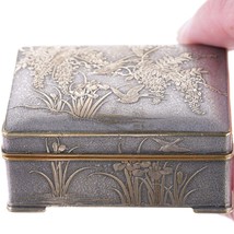 Antique Japanese Fujii Yoshitoyo Taisho Period Mixed Metals box Allie gift - £387.21 GBP