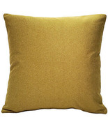 Rio Grande Ochre Gold Throw Pillow 20x20, Complete with Pillow Insert - £33.73 GBP