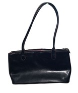 Hobo The Original Black Leather Shoulder Bag With Red Interior &amp; Zipper ... - $658.58 MXN