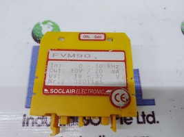 Soclair Electonic FVM90 PLC Card Nr. 3801185 Out: 10V/20 ma - £276.00 GBP