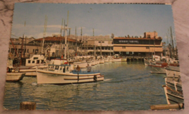 Fishermans Wharf San Francisco Vintage Post Card - £6.05 GBP