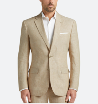 JOE Joseph Abboud Slim Fit Linen Suit Separates Jacket - Tan Chambray. s... - $84.14