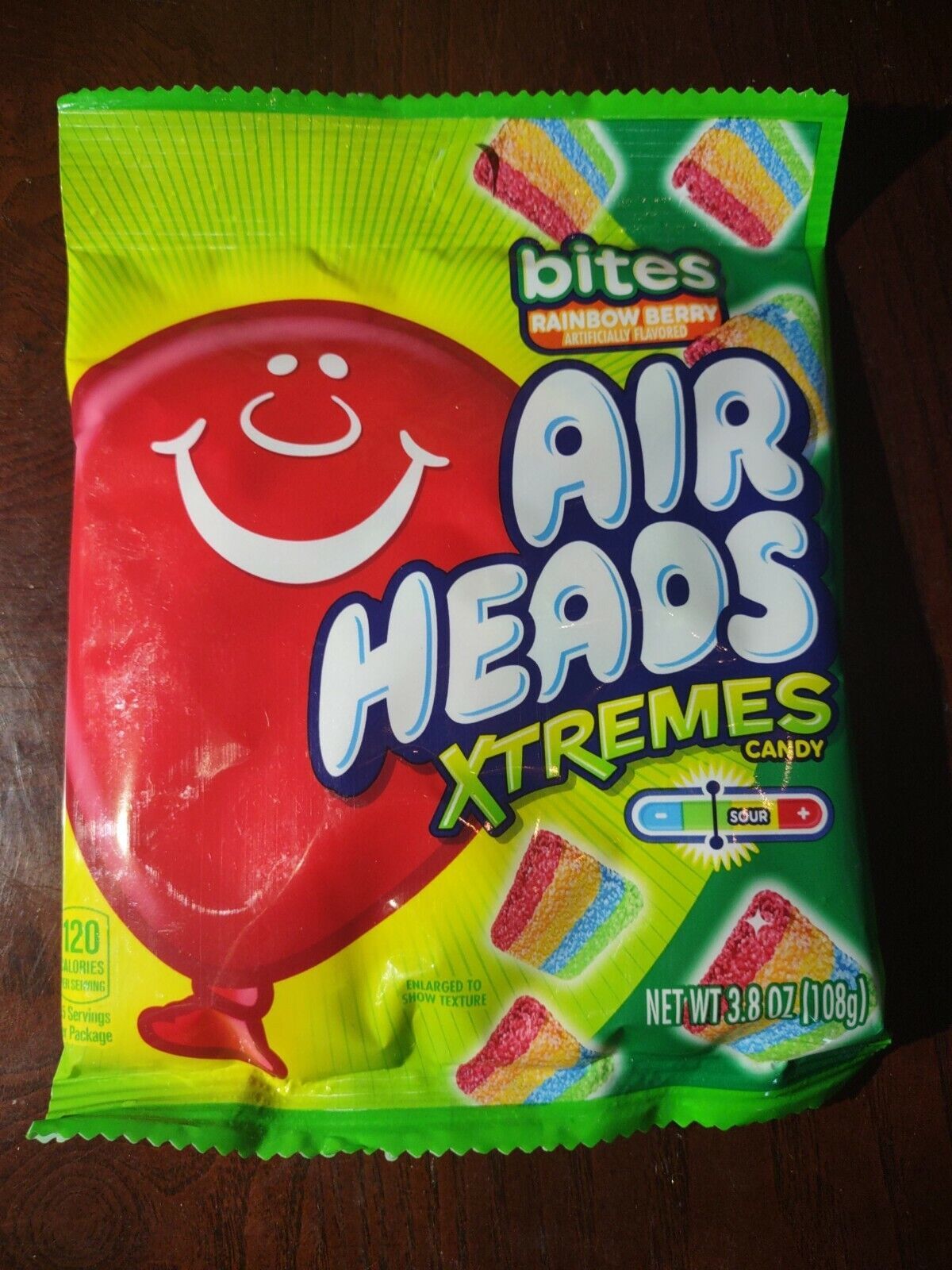 Air Heads Xtremes Rainbow Berry Candy 3.8oz Bag-Brand New-SHIPS N 24 HOURS - $11.76
