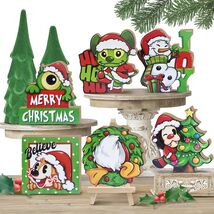 Uruney Merry Christmas Snowman Tiered Tray Decor Green 1 Count - €11,60 EUR Uruney Merry Christmas Snowman Tiered Tray Decor Green 1 Count - €11,60 EUR