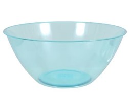 Greenbrier’s Large Turquoise Blue Plastic Desert Bowl 5 quarts. 11 In Di... - $7.80