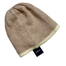Hat Attack Reversible Tipped Beanie Natural New - £37.28 GBP