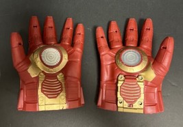 Marvel Iron Man Armour Gloves Gauntlets Light Sound Hasbro Arc FX Tested... - $28.04