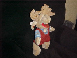 18" Wrinkles Boy Moogums Moose Hand Puppet Plush Toy With Tags & Outfit 1985  - $98.99