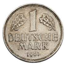 1961-J Germany Federal Republic Mark (XF Condition) KM# 110 - $127.55
