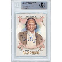Buzz Bissinger Signed Friday Night Lights 2021 Allen Ginter On-Card Auto BGS BAS - £61.21 GBP