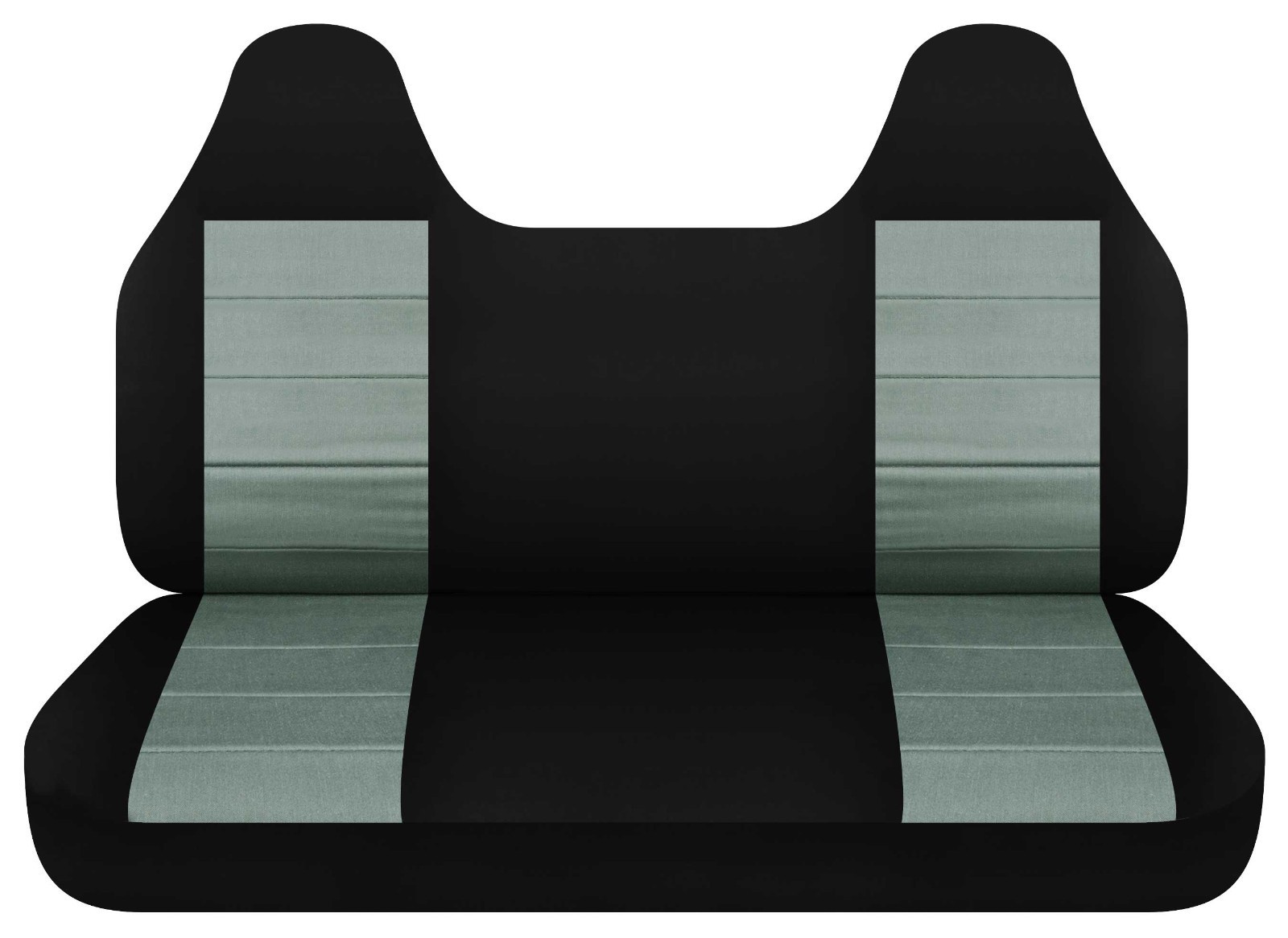 Front bench seat covers fits 1999 to 2010 Ford F450 Super Duty truck two tone Item image 3