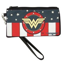Wonder Woman Canvas Zipper Wallet Red - $23.98