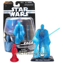 Year 2006 Star Wars Saga Collection Figure Holographic OBI-WAN KENOBI + Amidala - £27.96 GBP