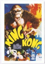 Postcard Sci Fi Poster King Kong 1933 - $4.94