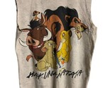 Vintage  Lion King Cut Off T Shirt Unisex  Cartoon  Disney  Size M Hand ... - $8.38