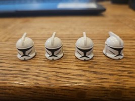 Lot of 4 LEGO Star Wars Clone Trooper Helmets - £22.57 GBP