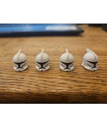 Lot of 4 LEGO Star Wars Clone Trooper Helmets - £22.38 GBP