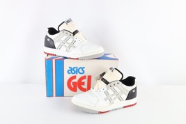 NOS Vintage 90s Asics Mens 11 Spell Out Gel Rage Lo Sneakers Shoes White... - $98.95