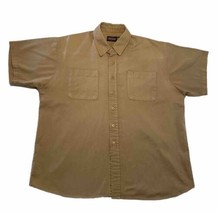 Jesse James Shirt Mens 2XL Khaki Tan Industrial Workwear Mechanic Choppe... - $24.19